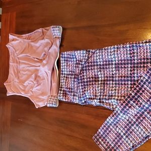 PureLuxe leggings and top from Fabletics